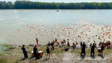 Štart Trans Danube Swim, Dunaj, Bratislava